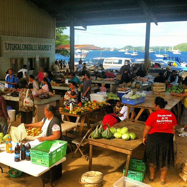 vegetable market in vavau tonga